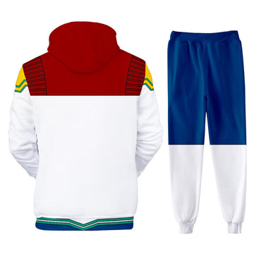 Anime My Hero Academia Million Conjunto de pantalones Sudadera con Capucha Estampada Unisex.
